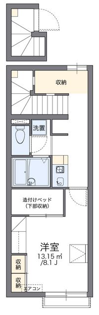 レオパレス華 間取り図