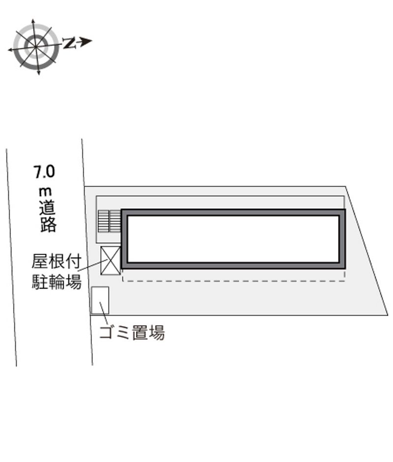 レオパレスクレメント 配置図