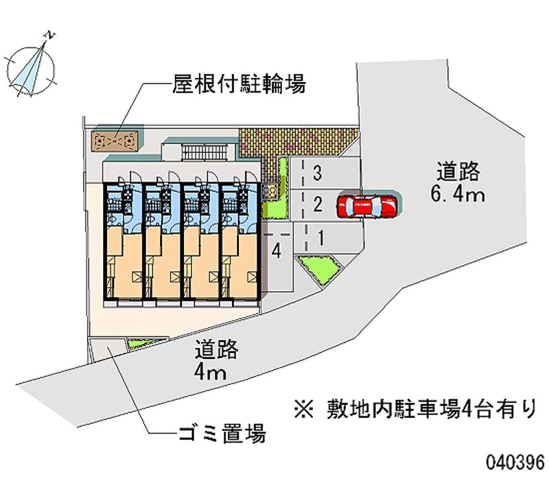 レオパレス壱番橋 月極駐車場