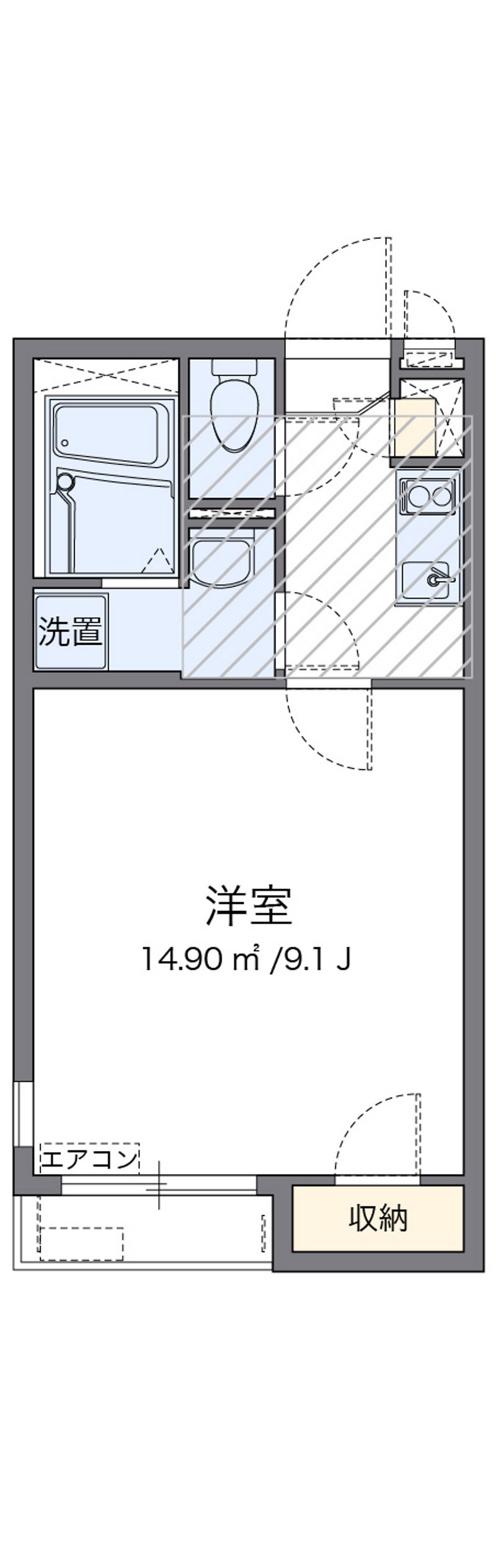 ミランダＷＫ 間取図