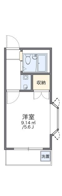 レオパレスブルーリバー 間取り図