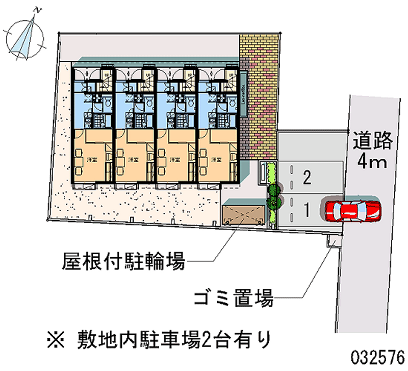 レオパレス本町 区画図