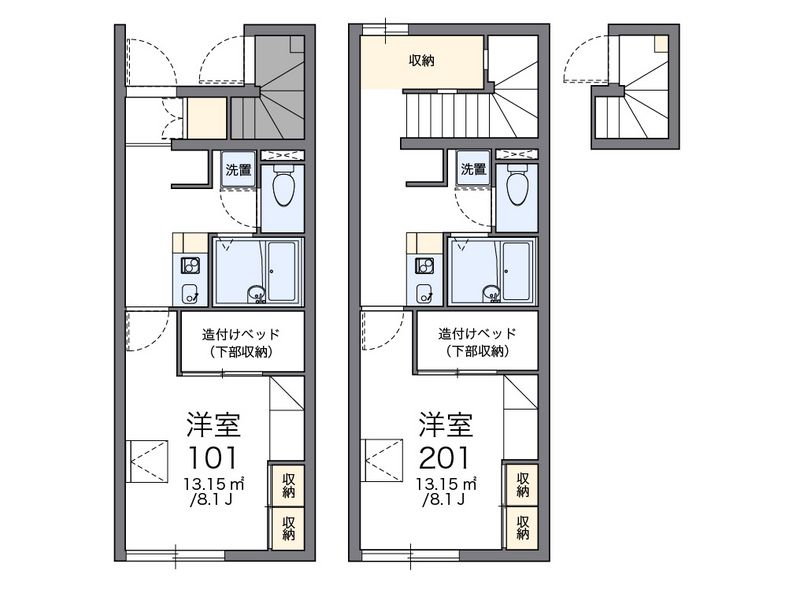 レオパレスセードル　２ 間取図