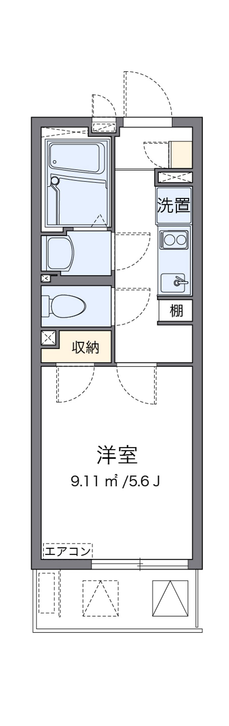 クレイノコンフォール　東中島 間取り