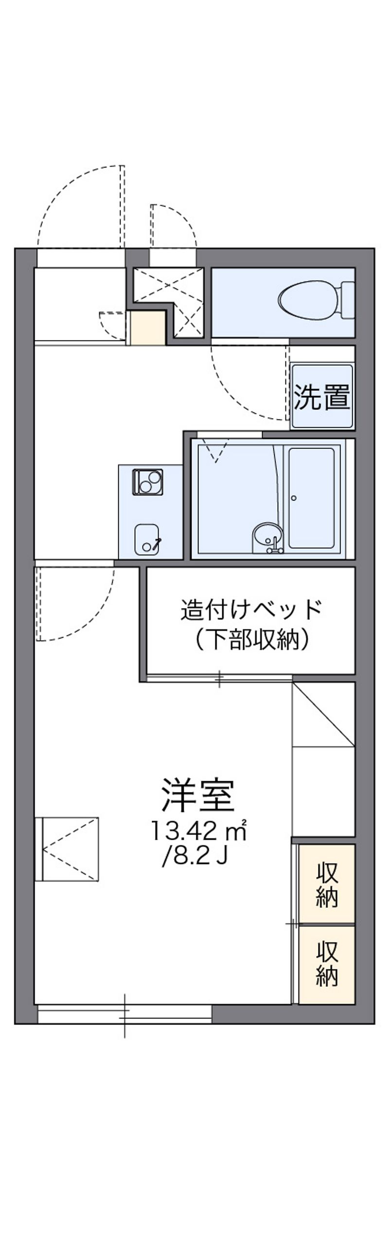 レオパレスインフォレスタⅡ 間取図