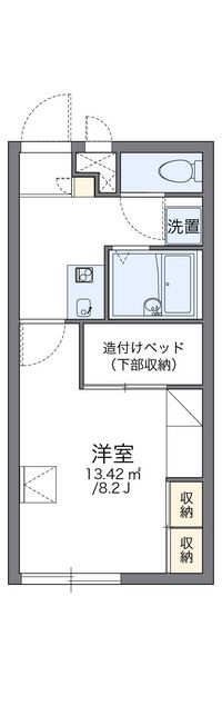 レオパレスインフォレスタⅡ 間取り図