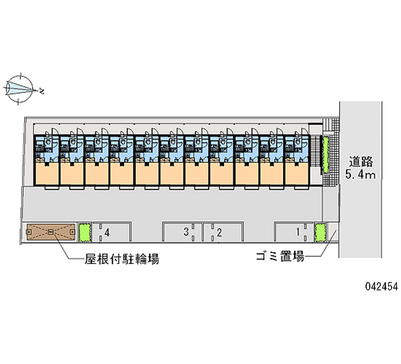 レオパレスカンパーナ 月極駐車場