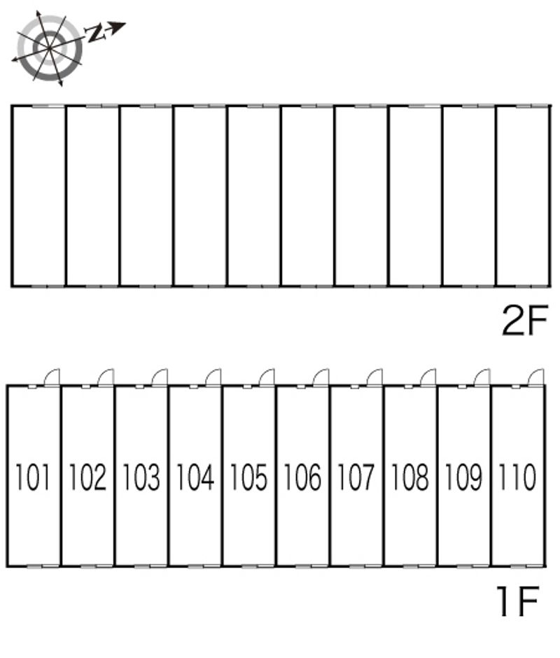 レオパレスｏｗｌ 間取配置図