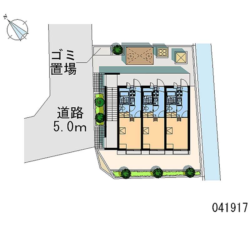 レオパレスファミリア湘南　藤沢 区画図