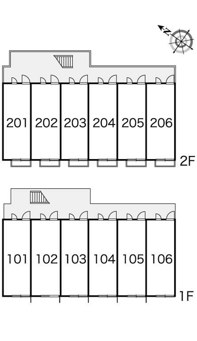レオパレス小岩 間取り配置図