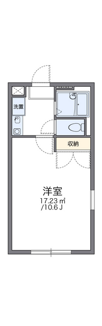 レオパレスフォンテーヌ 間取り図