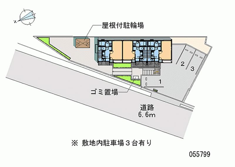 クレイノ鴛鴨 月極駐車場