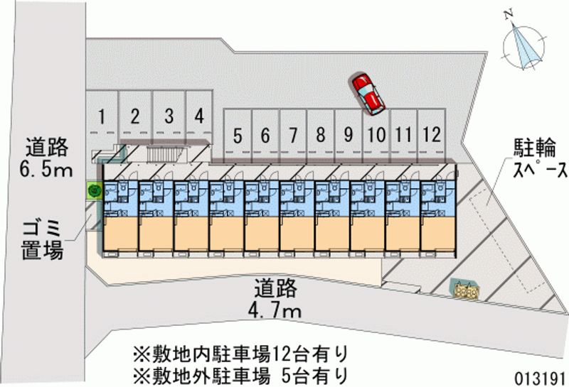 レオパレス桜 月極駐車場