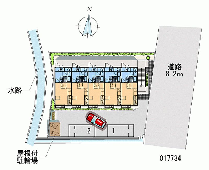 レオパレスＨＡＴＡＫＥＮＡＫＡⅡ 月極駐車場