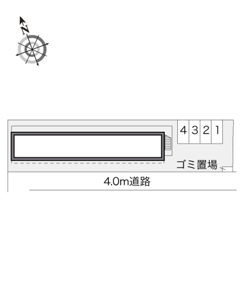 レオパレスイシイ 配置図