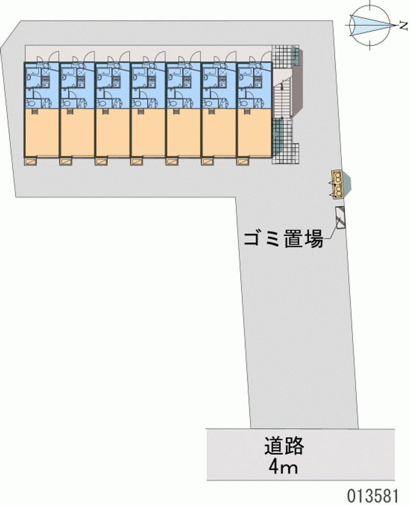 レオパレスグリーンクラブ 区画図