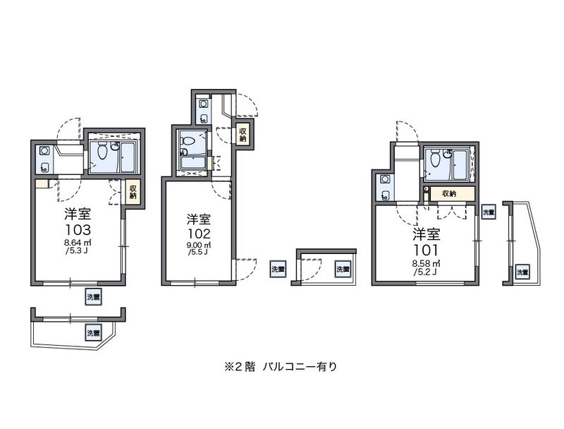 レオパレスＴＡＮＡＫＡ 間取図
