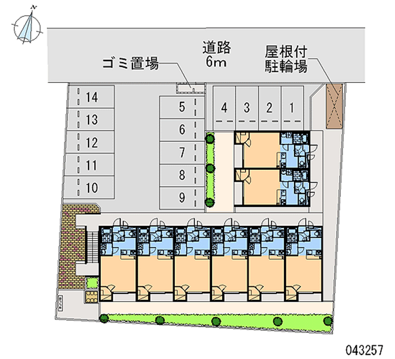 43257月租停车场