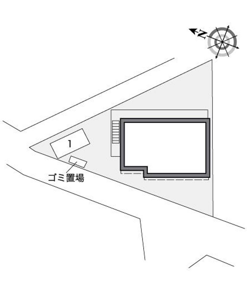レオパレスフォレスト町田 配置図