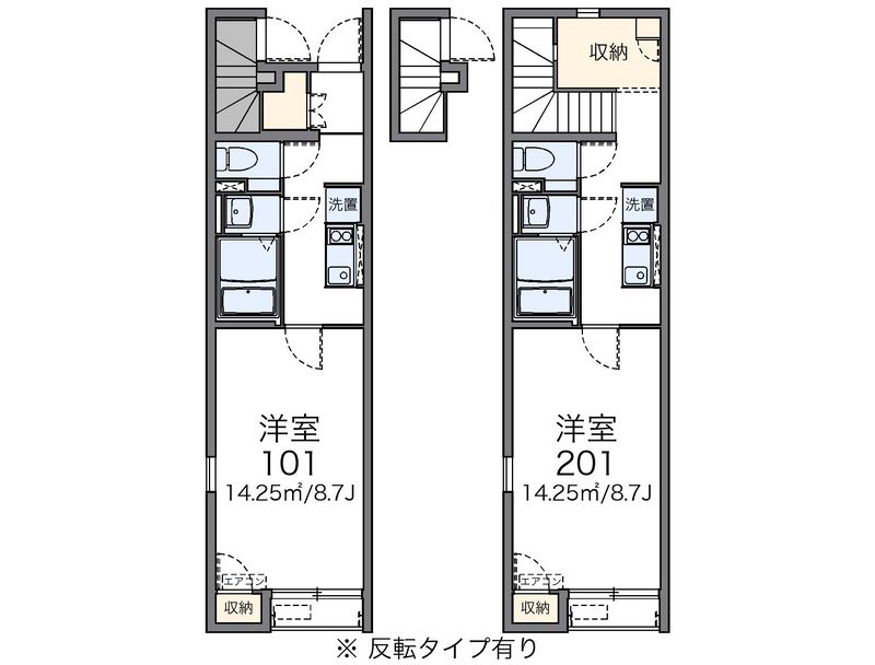 レオネクストエルベ八千代 間取図