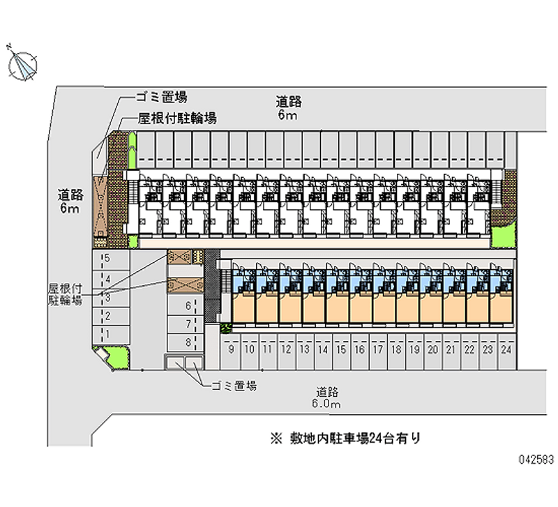 42583 bãi đậu xe hàng tháng