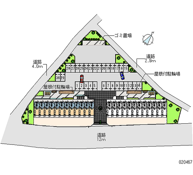 20467 Monthly parking lot