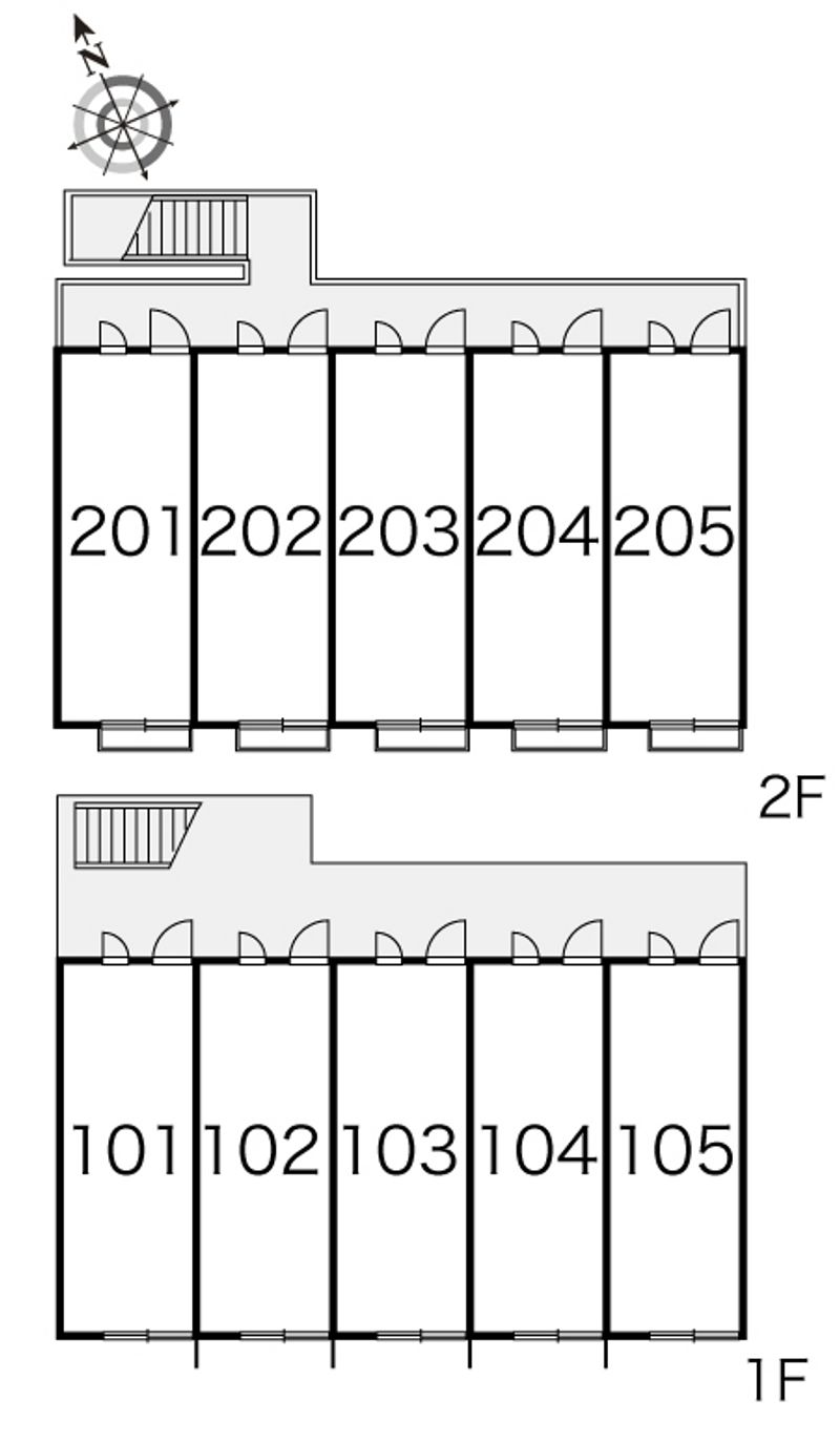 レオパレスセディ 間取配置図