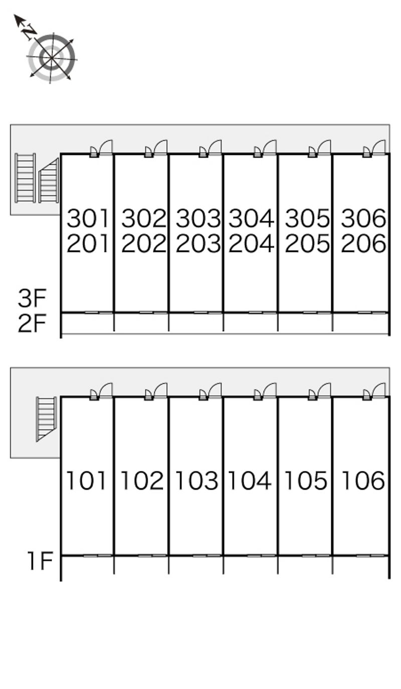 レオパレスＡＬＬＥＧＲＥＴＴＯ 間取配置図