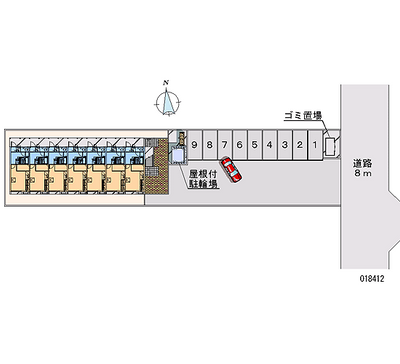 18412 Monthly parking lot