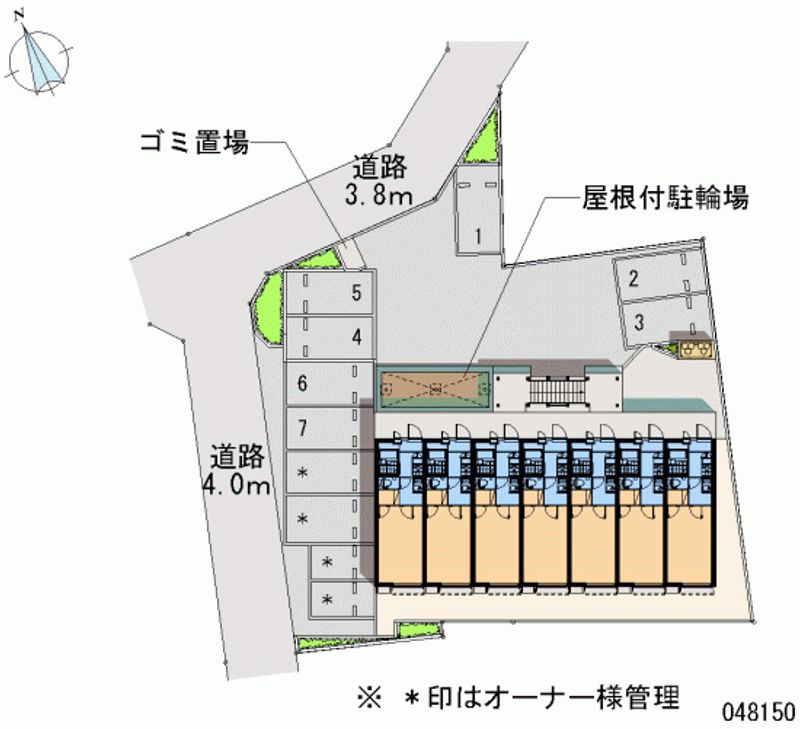 レオパレスチェリーブロッサム 月極駐車場