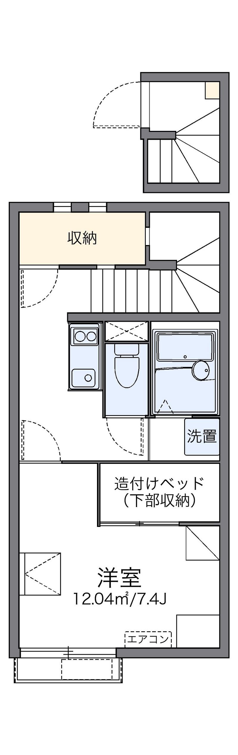 レオネクストエクレール　エヌ 間取図