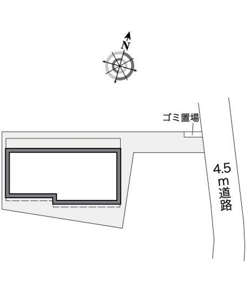 レオパレス咲樹 配置図