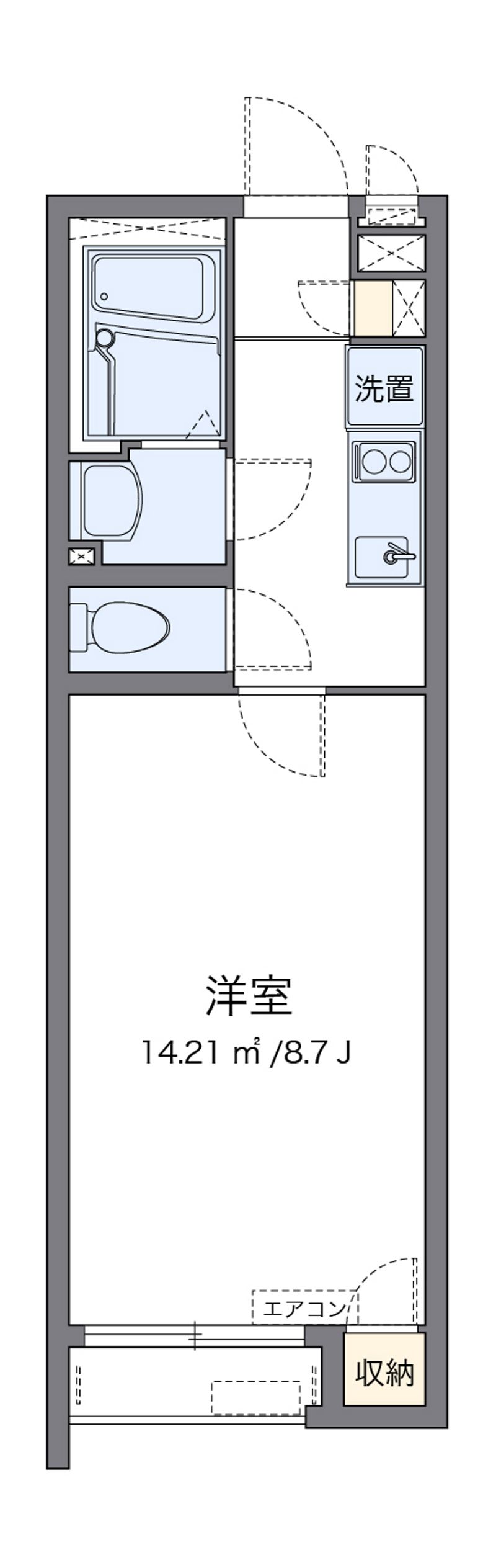 クレイノコンチェルト下条 間取図