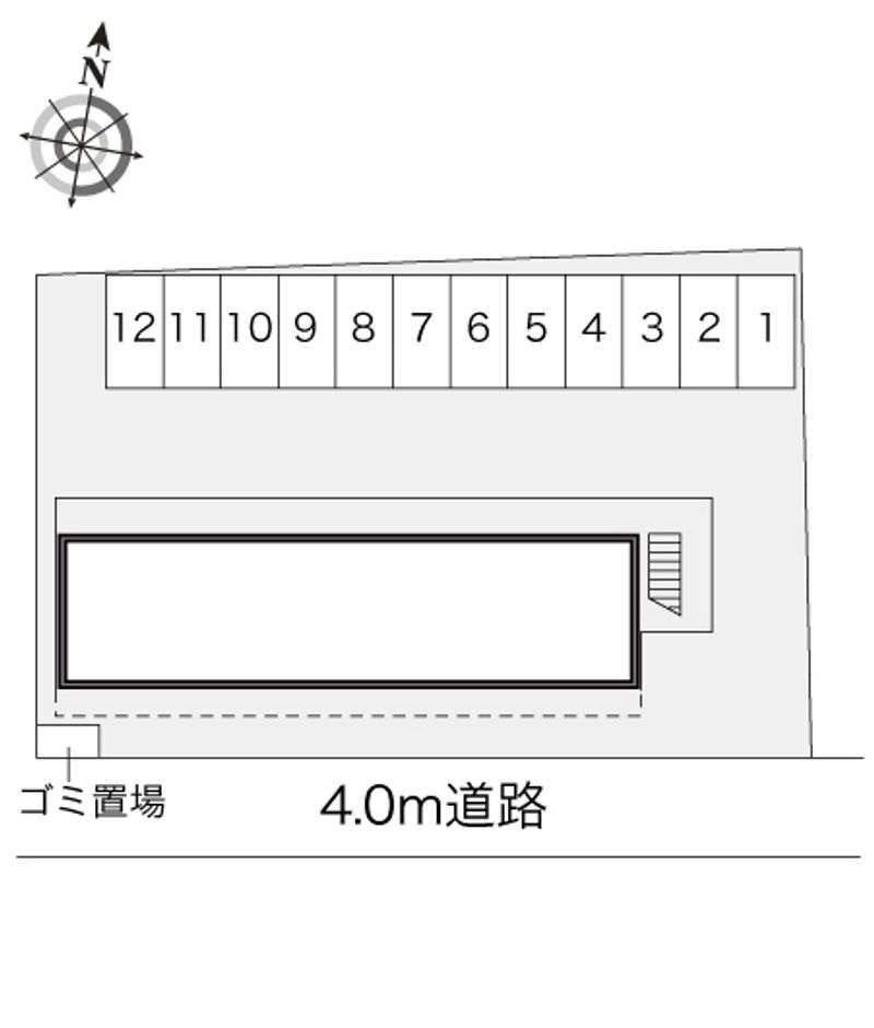 レオパレスグランエスポワール 配置図