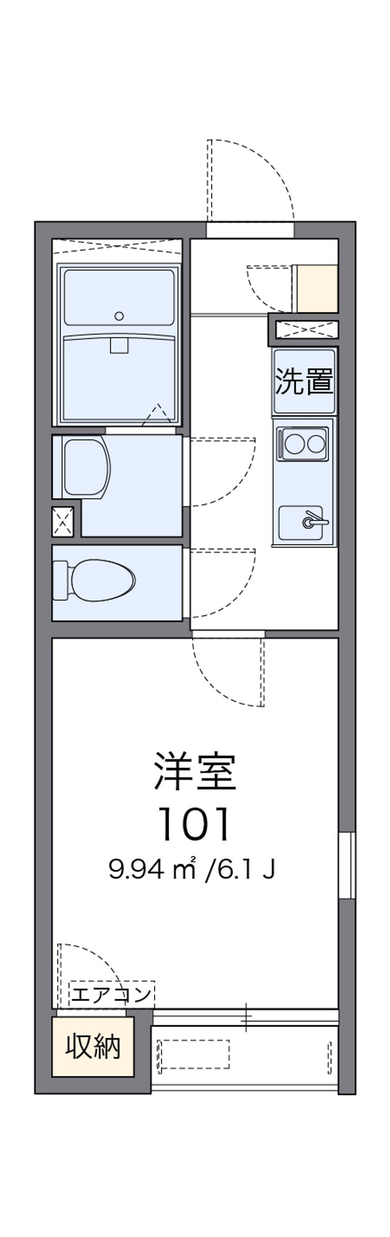 レオパレスＢＯＳＨＵＫＥ水木 間取図