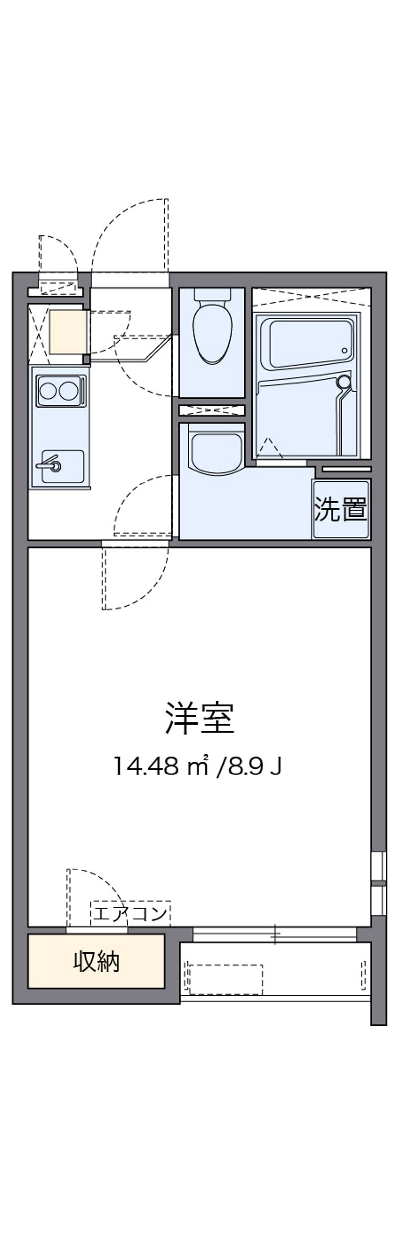クレイノ心 間取図