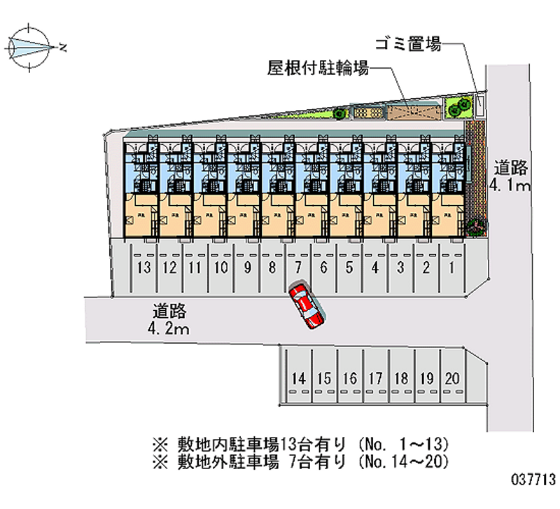 37713 Monthly parking lot