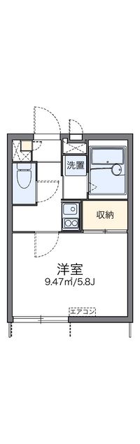 レオパレスモワ　ピエス 間取り図