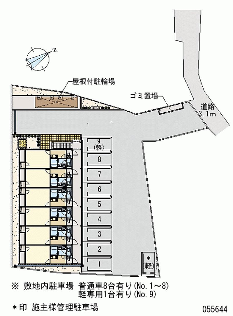 55644 Monthly parking lot