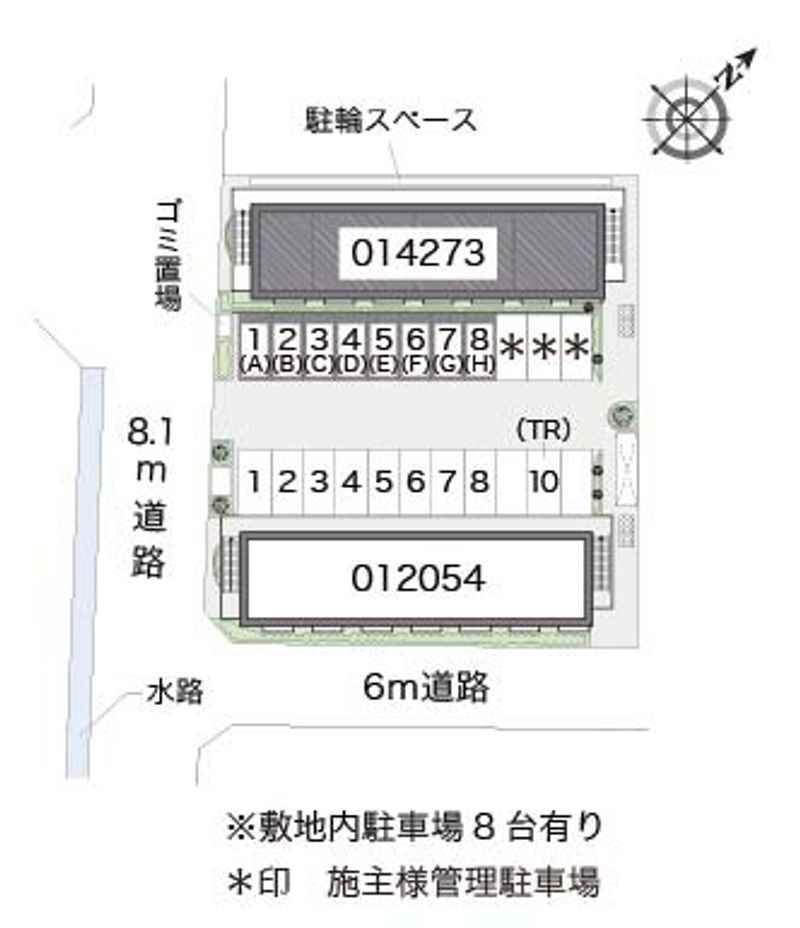 レオパレスセントラルＫＥＮＪＩ 駐車場
