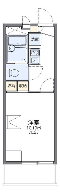 レオパレスアルシオネ 間取り図