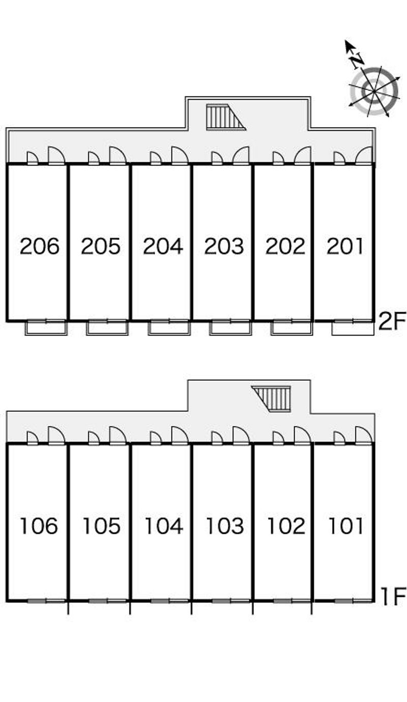 レオパレスプロヴァンス 間取配置図