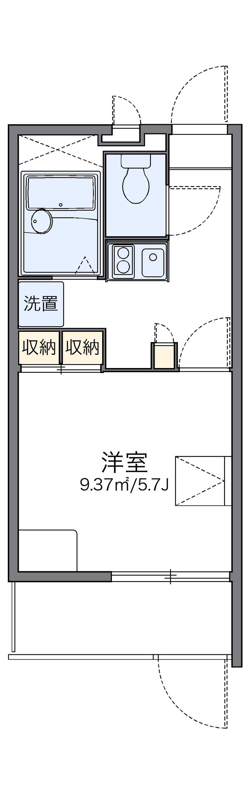 レオパレスエレガンスＫ 間取り