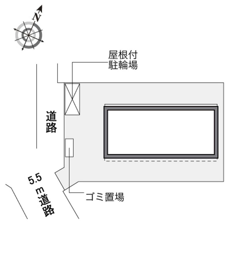 レオパレスＥＡＳＴ 配置図