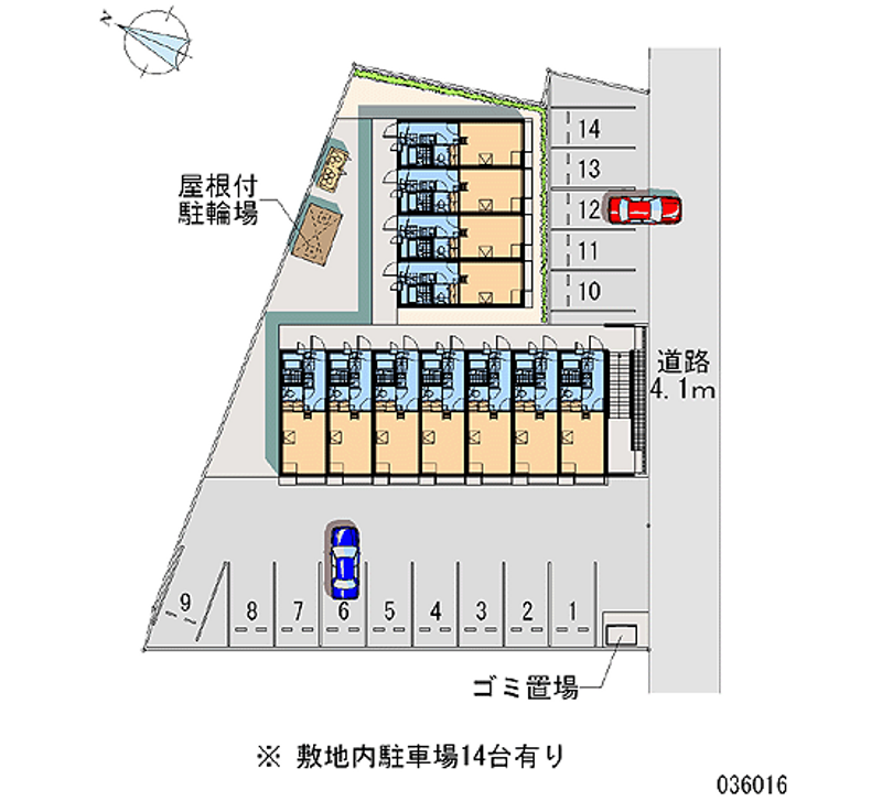 36016 Monthly parking lot