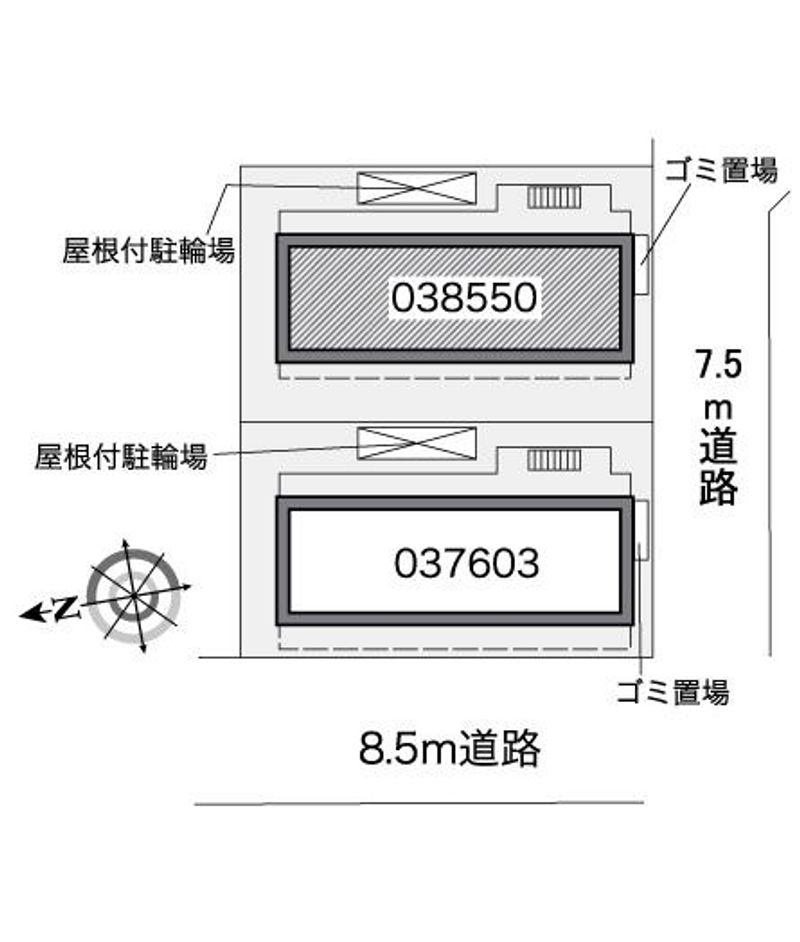 レオパレスプレミール中浦和Ⅱ 配置図
