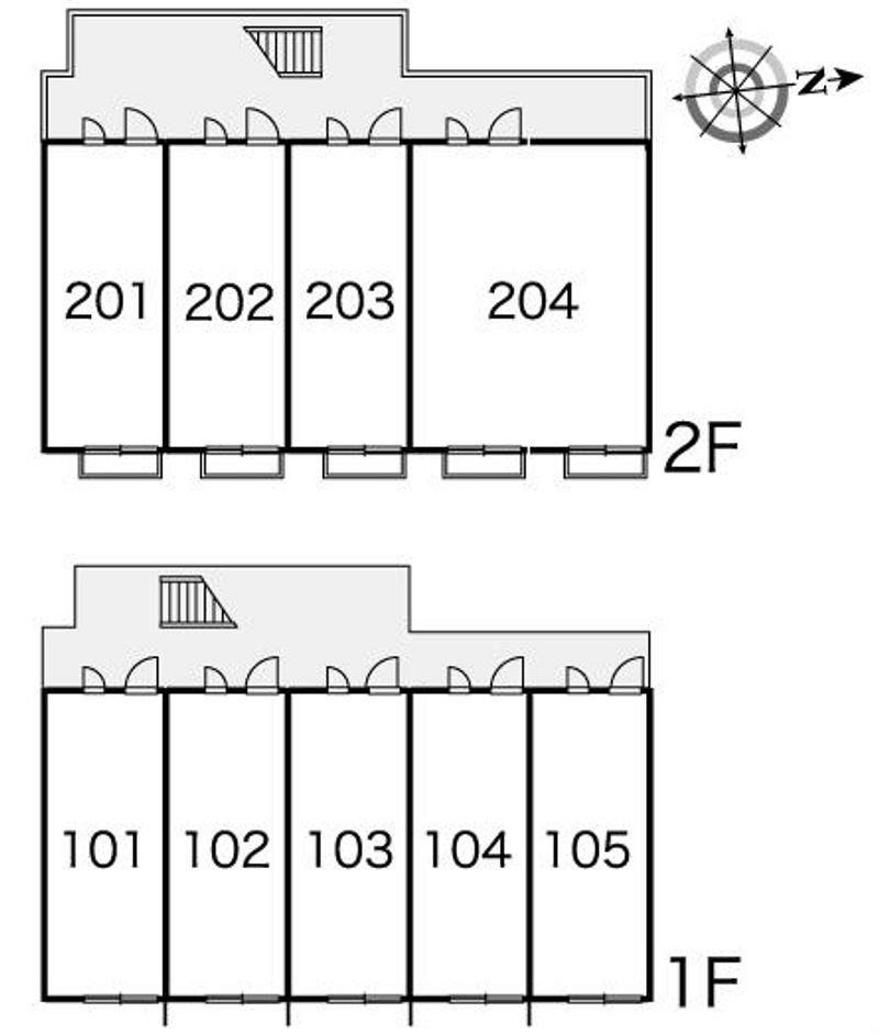 レオパレス治平丸 間取配置図
