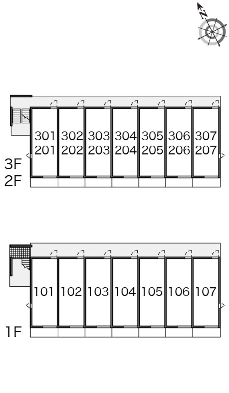 レオネクストリュミエール 間取配置図