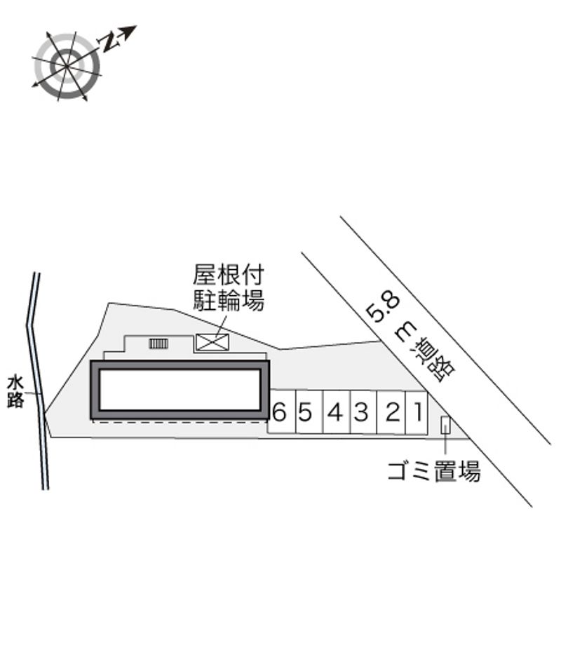 レオパレスイーストシャルム 配置図