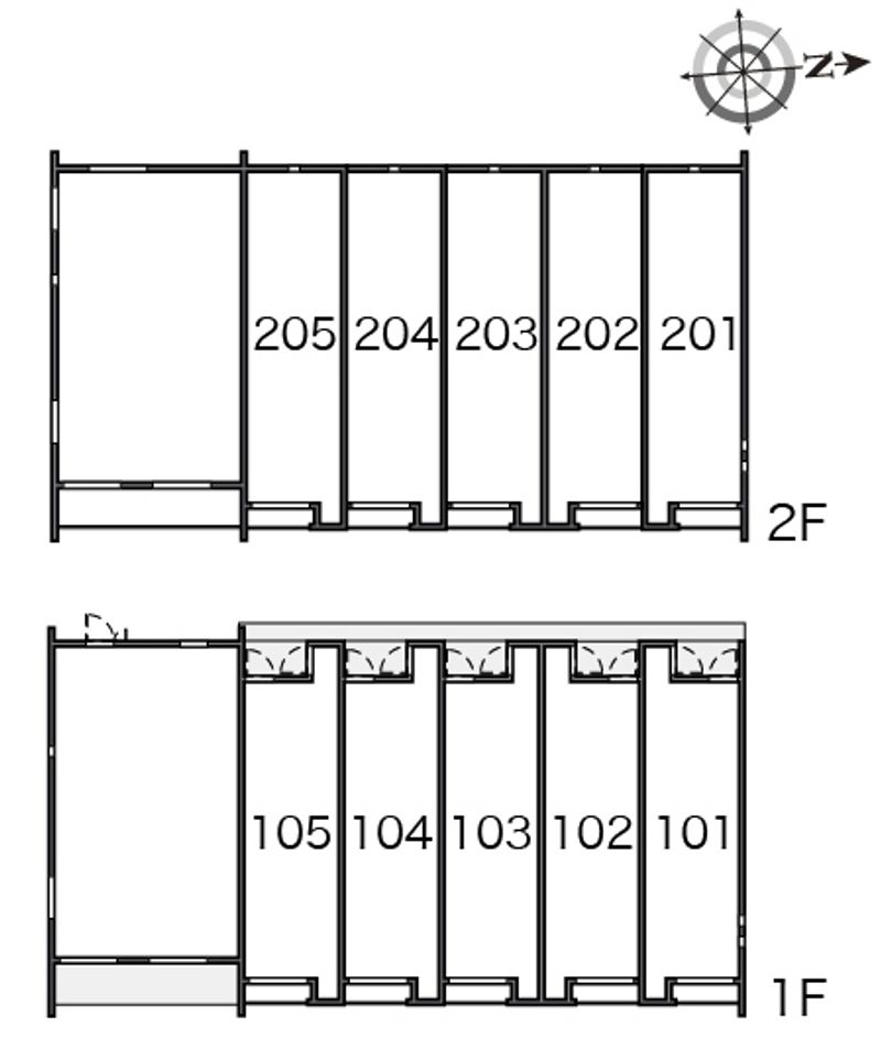 クレイノシャンドフルール 間取り配置図